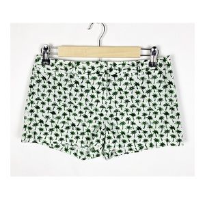 Milly Shorts Palm Tree Print Size 2